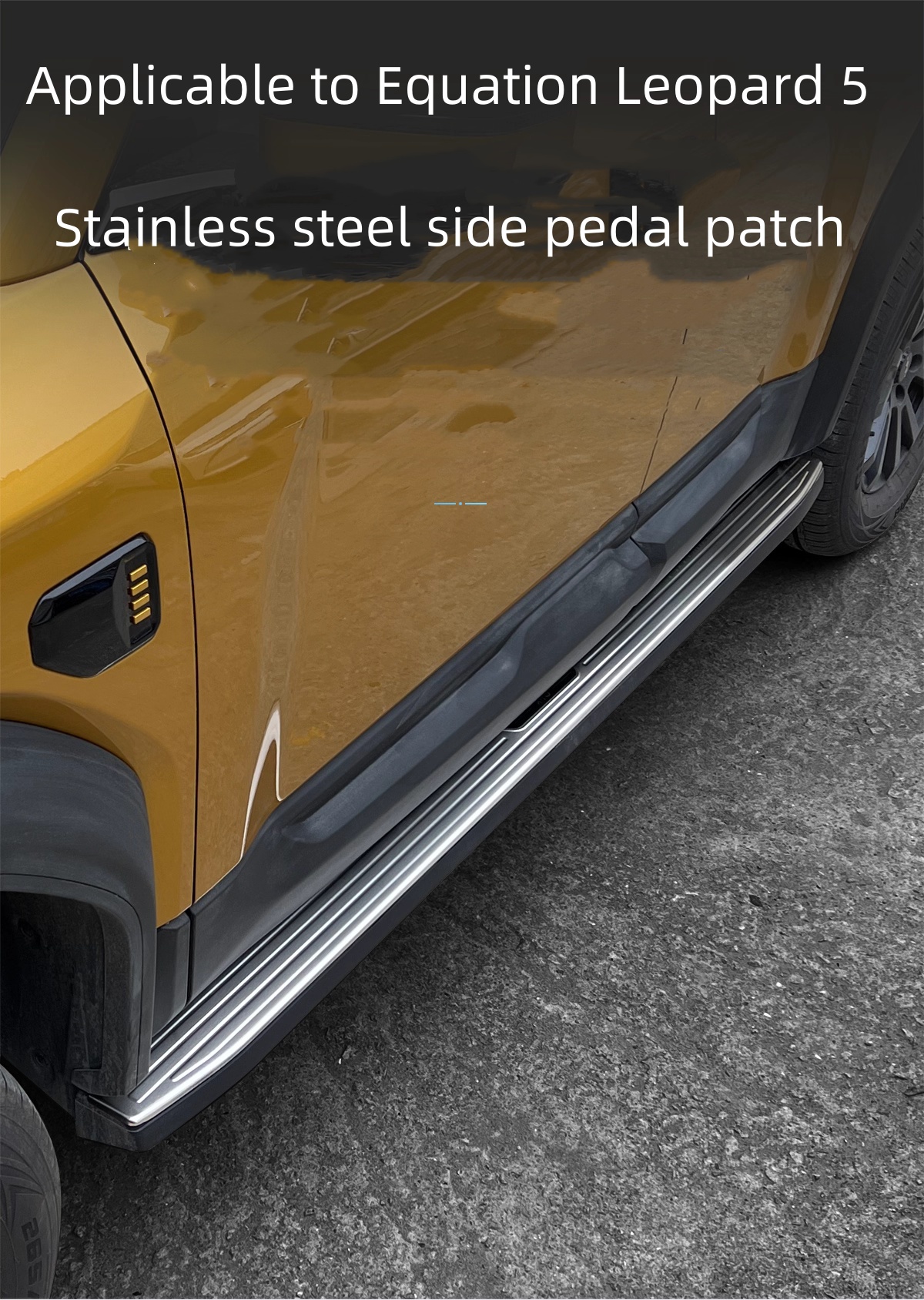 2025 ليوبارد 5 دواسة قدم جانبية من الستانلس ستيل.