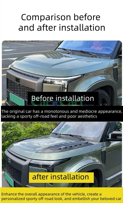 2025 ROX 01 Automotive hood decorative panel