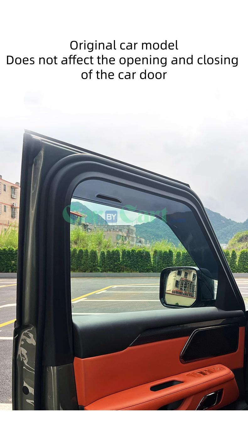 2025 روكس 01 لوحة طرفية لمنع مطر الشباك - مجموعة ٦ قطع