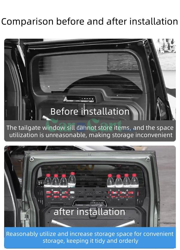 إطار تخزين ظهر عربية 2025 ROX 01 حافة شباك سور