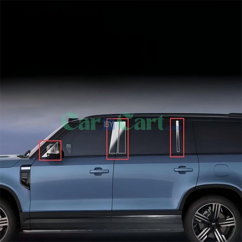 polestones 01 نافذة ملصقا عمود مركزي