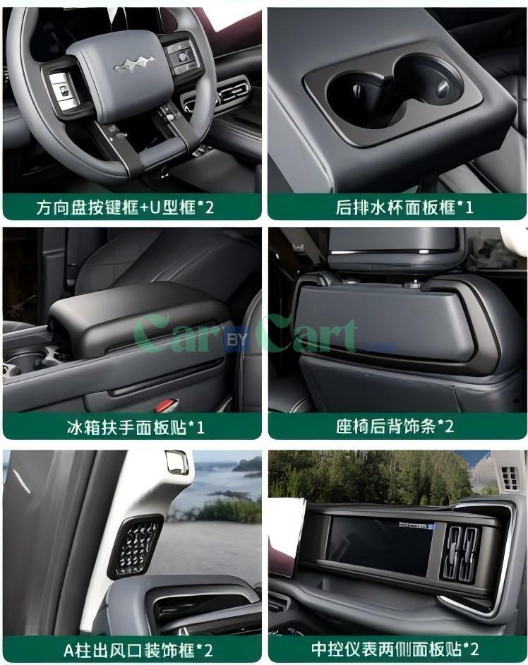 Formula Leopard 5 interior panel decorative sticker kit