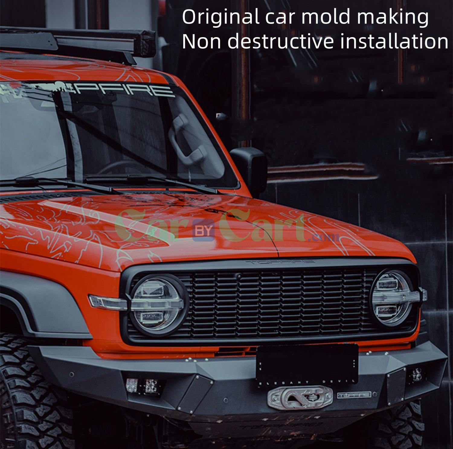 2025 TANK 300 HIT-4 Dark front face grille