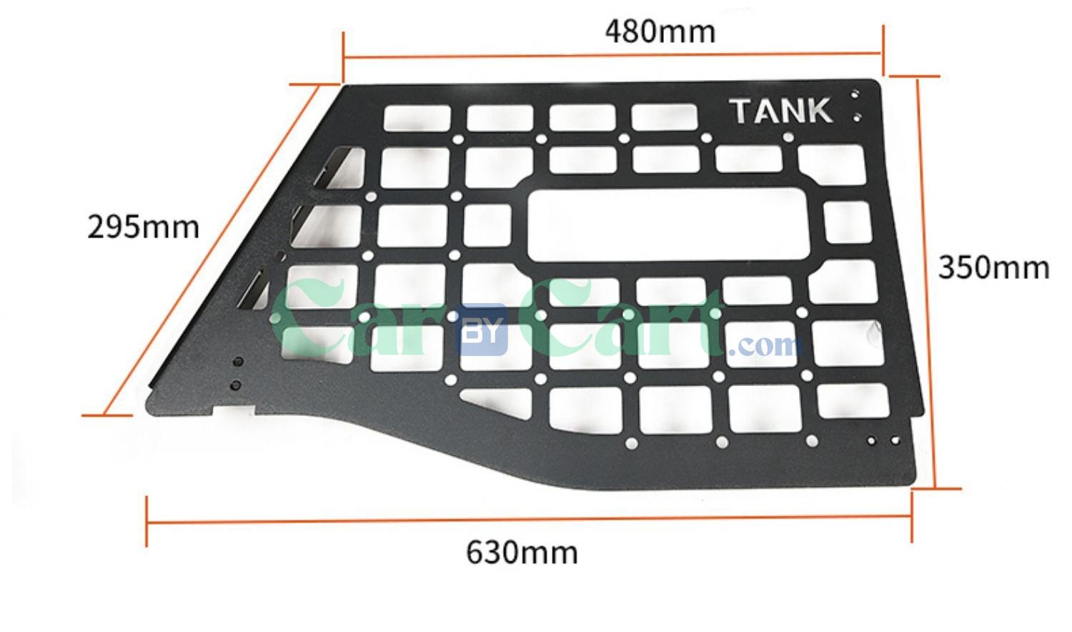 2025 TANK 300 HIT-4 Left and right storage racks in the trunk