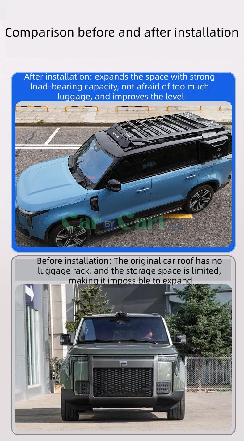 2025 ROX 01 Roof luggage rack+spoiler