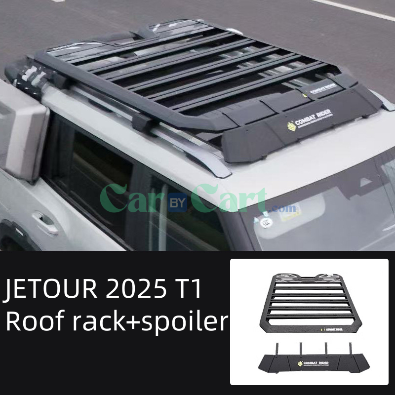 2025 Jetour T1 Roof rack+spoiler