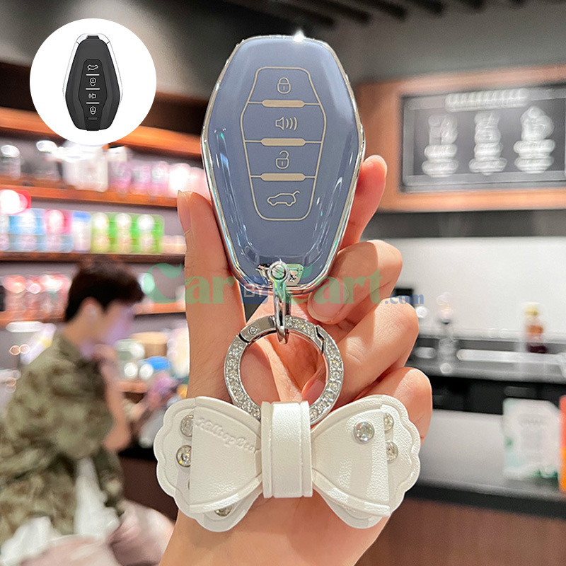 2025 Jetour X70 Chao Yue Edition TPU+bow tie rope Key Case