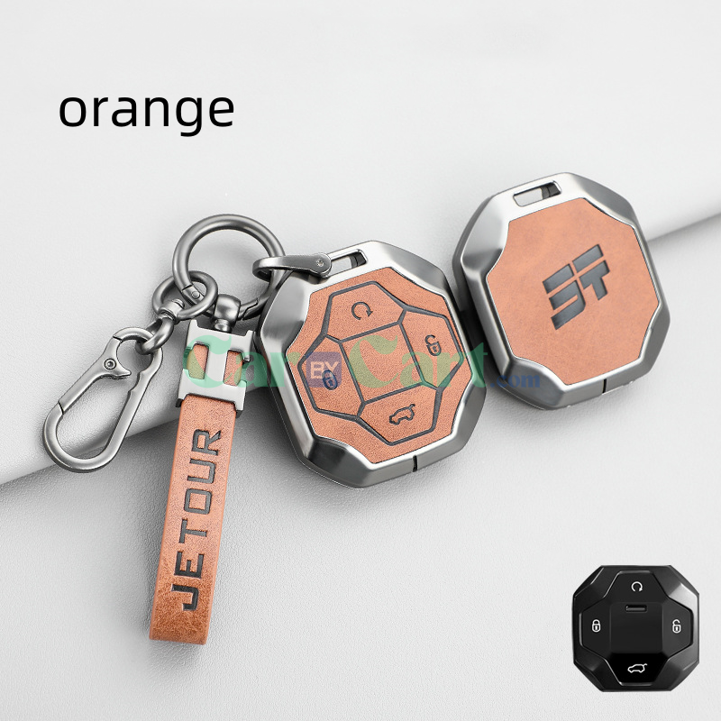 2025 Jetour Liberal 1.5TD Zinc alloy+leather rope key case