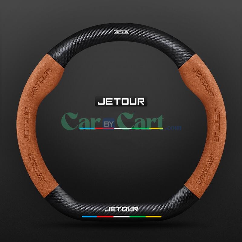 2024 Jetour x90plus Carbon fiber leather steering wheel cover