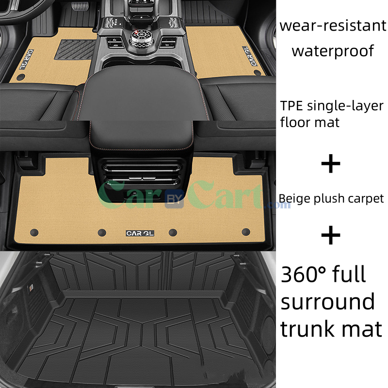 2025 Jetour Liberal 1.5TD 360 full surround foot mat+trunk mat