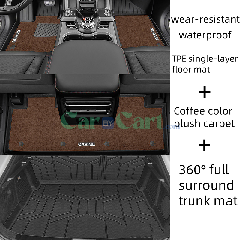 2025 Jetour Liberal 1.5TD 360 full surround foot mat+trunk mat