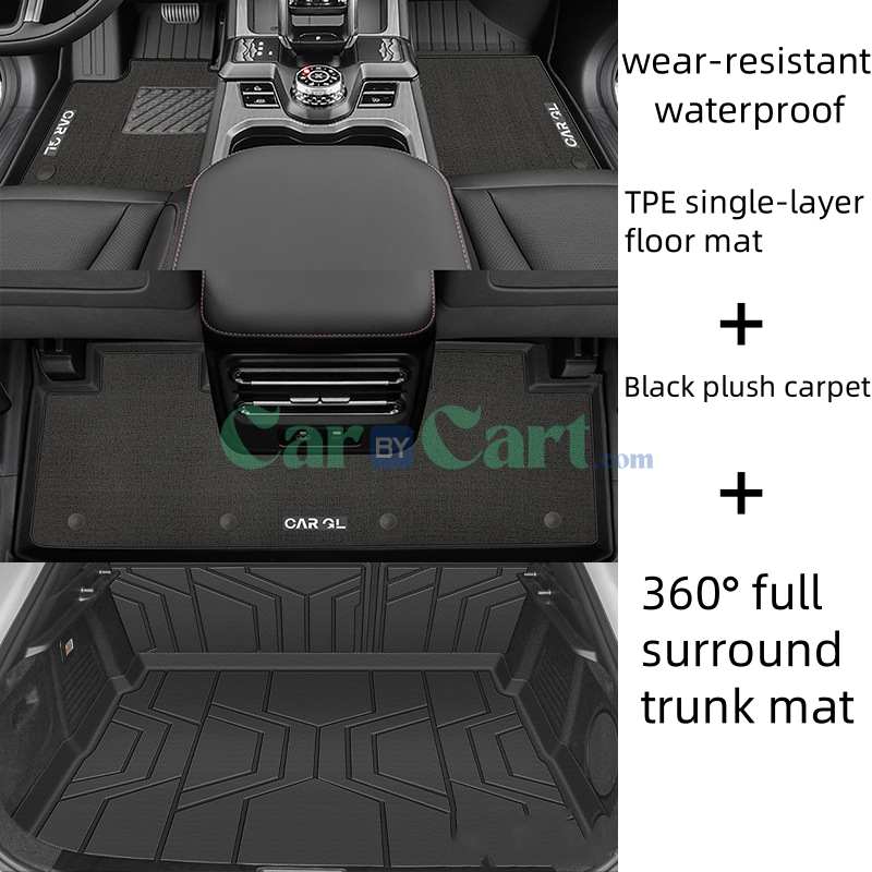 2025 Jetour Liberal 1.5TD 360 full surround foot mat+trunk mat