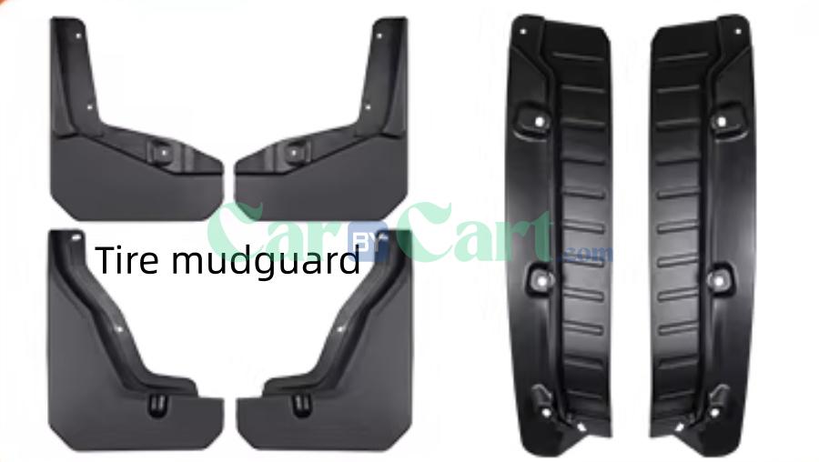 Leopard 8  accessories set outside