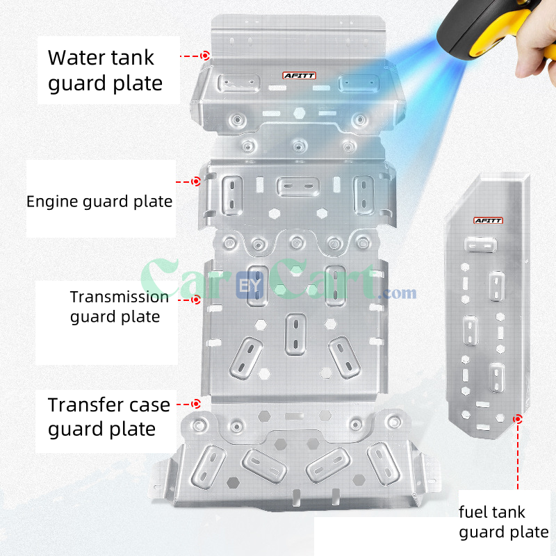 2025 TANK400NEW ENERGY 8MM chassis guard plate