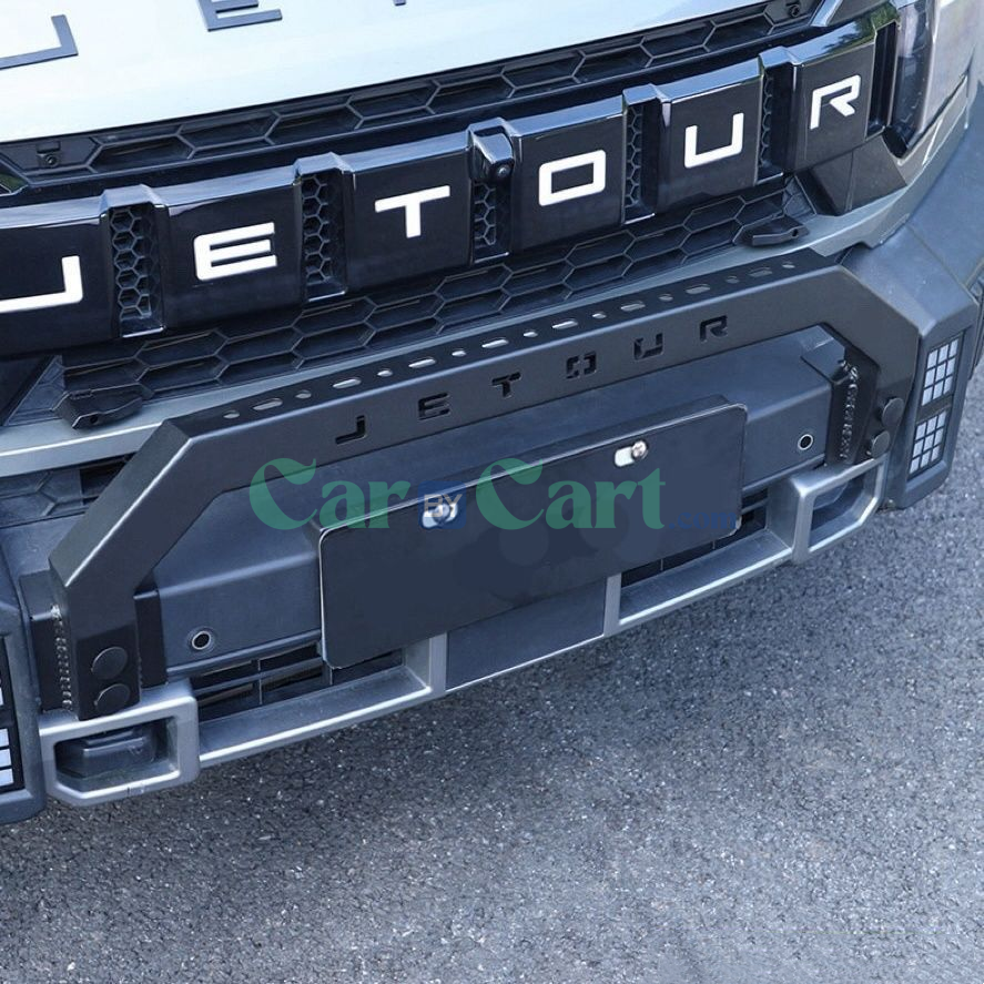 2025 Jetour T2 Front bumper (stainless steel material) with trailer hole position