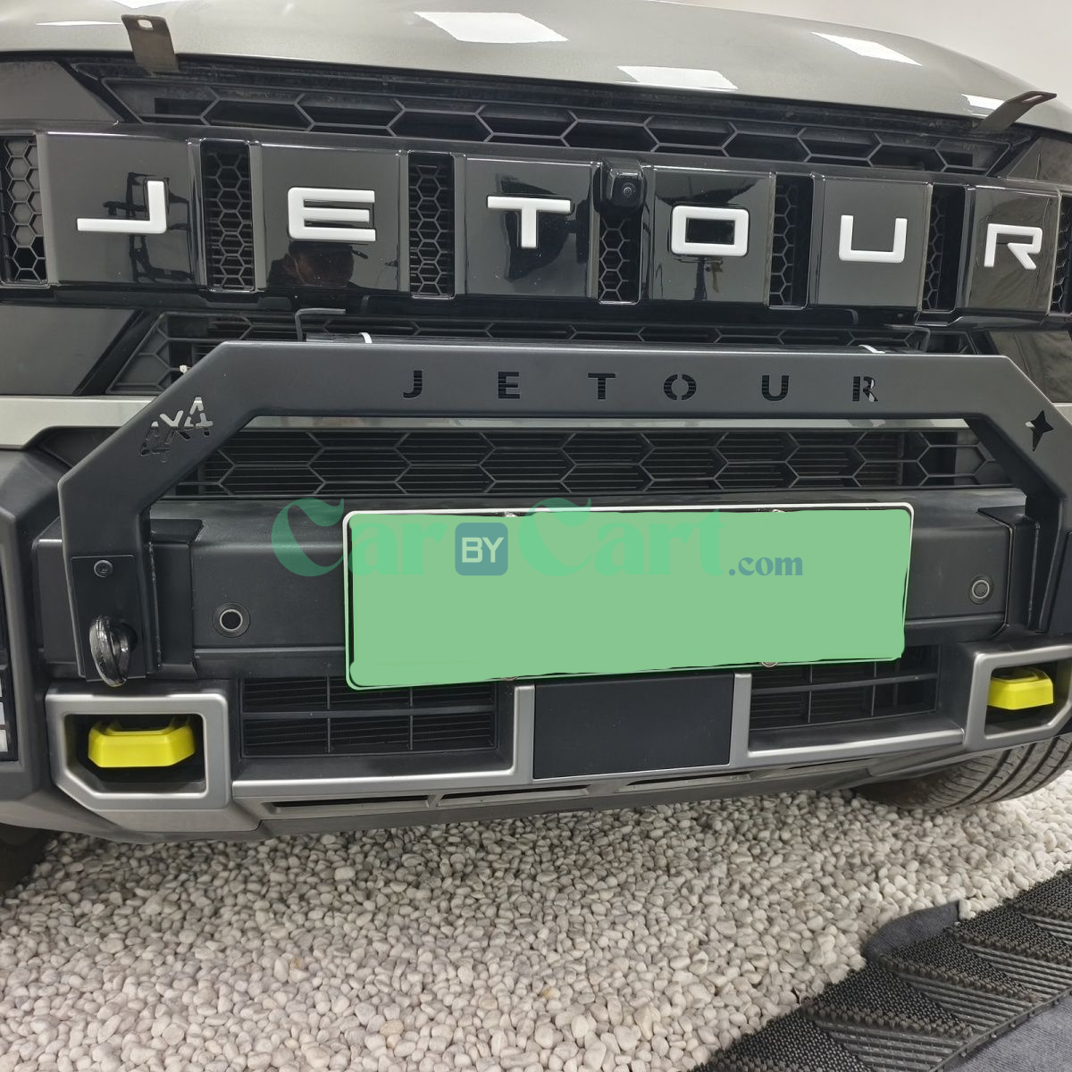 2025 Jetour T2 Front bumper (stainless steel material) with trailer hole position